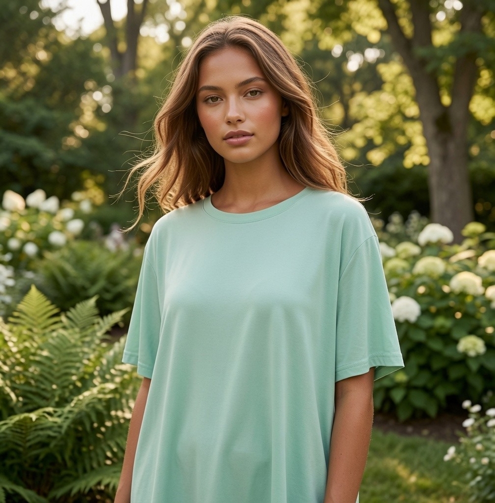 Blingfit UV Protection Oversized Short Sleeve T-shirt Top Sage Green Sz XXL NWT